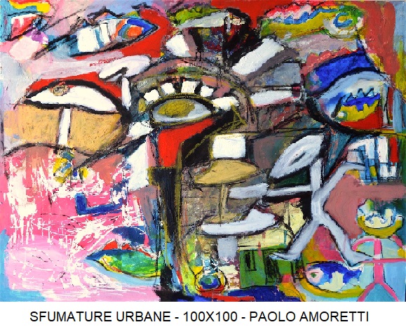 SFUMATURE URBANE Acrilico su Legno, 100x100 cm Paolo Amoretti https://www.artmajeur.com/paoloamoretti/it/ artworks/13965866/sfumature-urbane